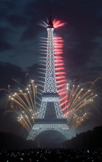 New Year Fireworks in Paris